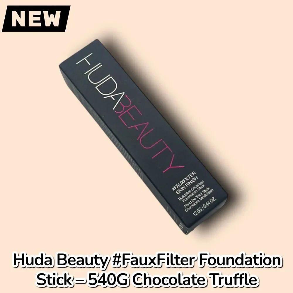New Huda Beauty #FauxFilter Skin Finish Buildable Coverage Foundation Stick – 54